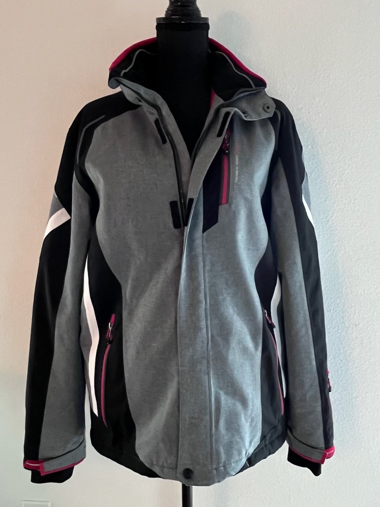 Killtec Ski / Snowboard Jacket Technical Series 1981 Gray Black Red Women 16 Xl